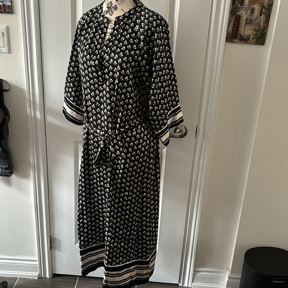 NWT PART TWO Dark Navy Graphic Art Women’s Dress - Picture 11 of 16